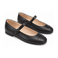 Black Soft Leather Strap for Girl by London Kids