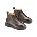 Brown Leather Toddlers Bootie