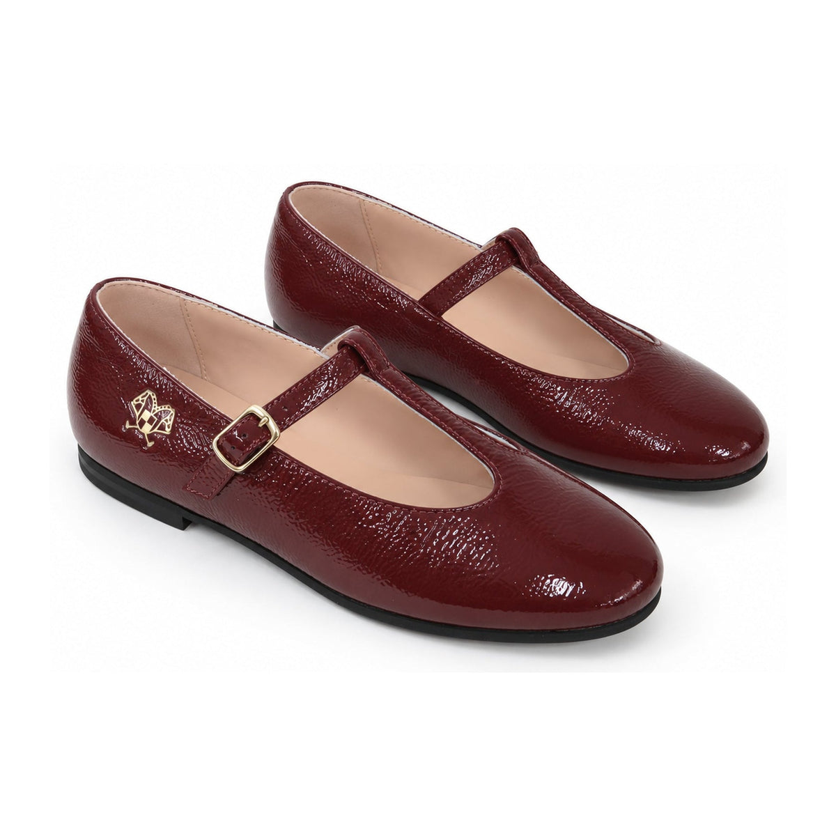 Bordo Crinkled Patent