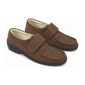 Brown Medium Sahara Boys Velcro Shoe