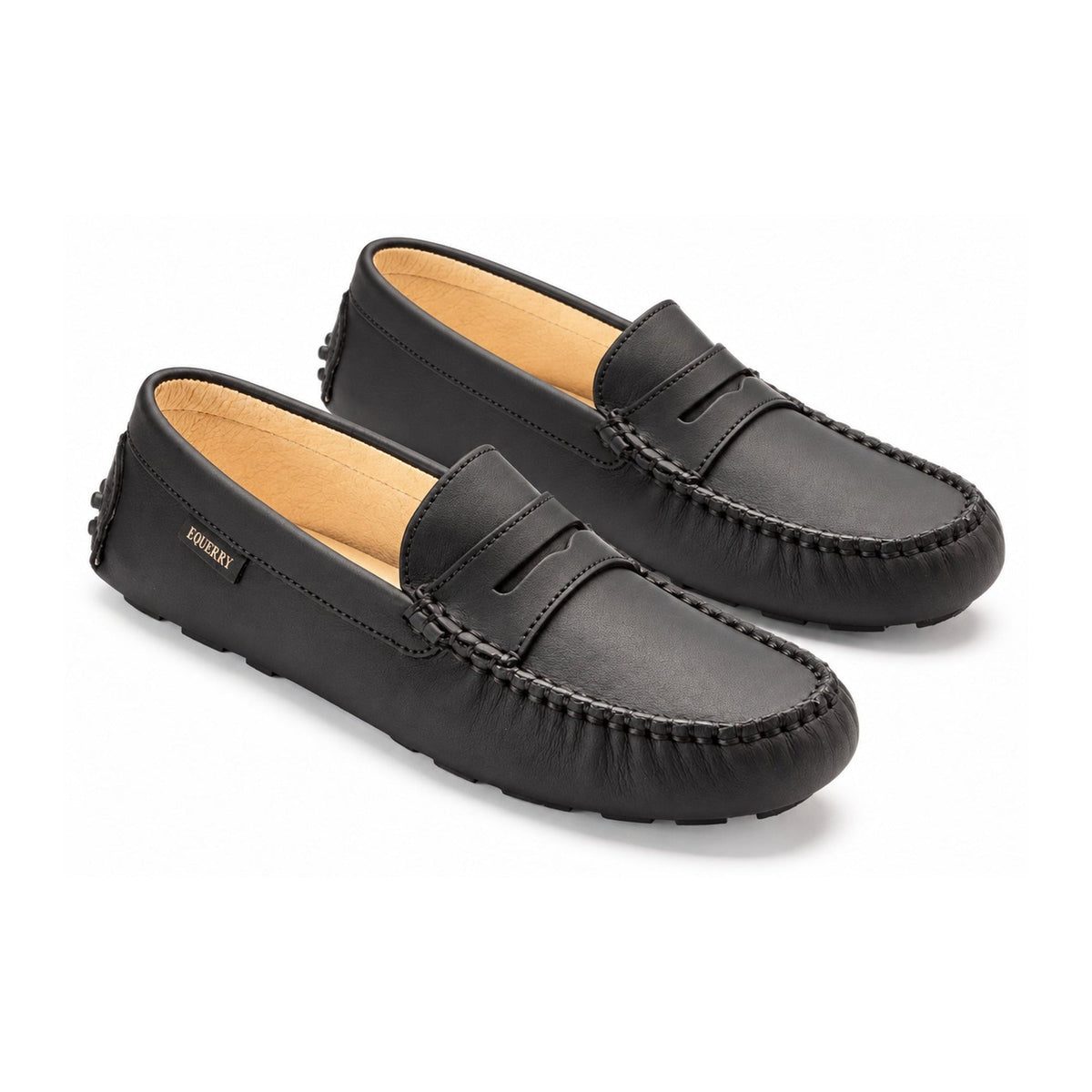 Black Sahara Girls Mocassin Loafer