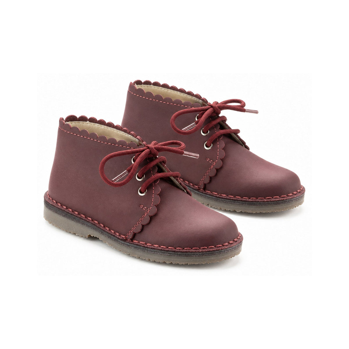 Bordo Sahara Baby Lace Shoe for Toddler Girls